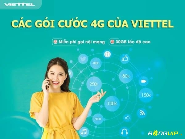 Các gói cước gọi Viettel tháng kèm data 4G được nhiều khách hàng lựa chọn