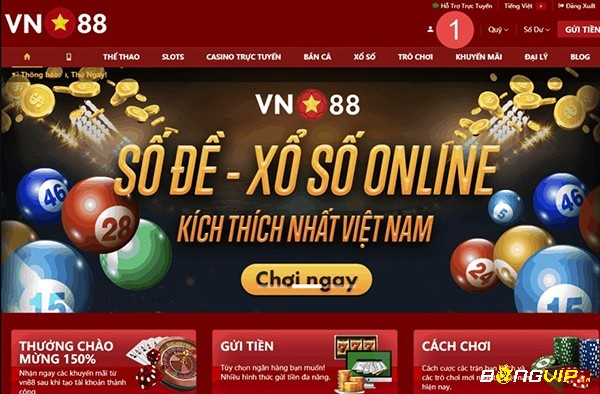 VN88 là hệ thống cực kỳ nổi tiếng tại thị trường Việt Nam